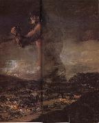 Francisco Goya The Colossus oil